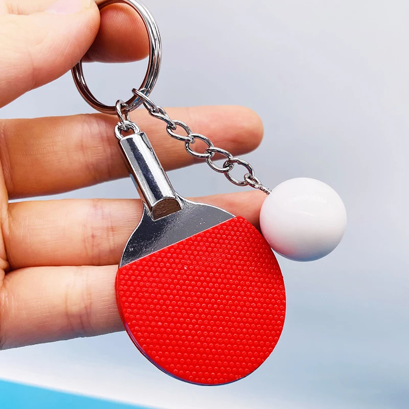 Table Tennis Olympics - 7 couleurs, porte-clés mignon en forme